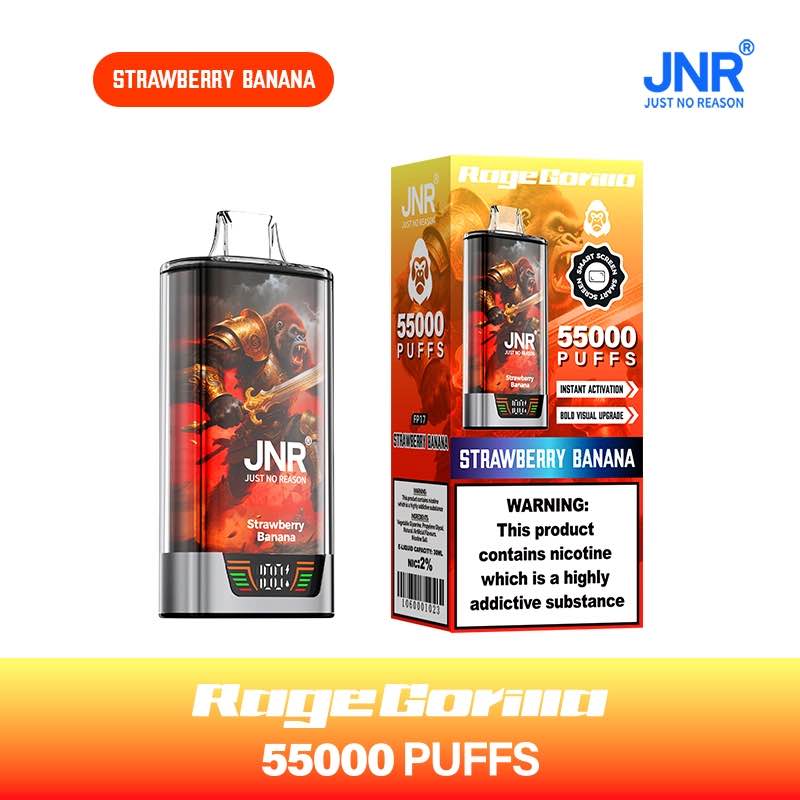 Puff 55000 JNR RAGE GORILLA - 20 Saveurs Exceptionnelles
