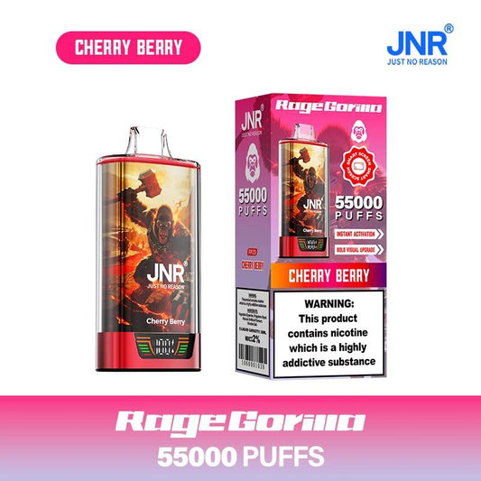 PUFF 55000 JNR RAGE GORILLA - Cherry Berry