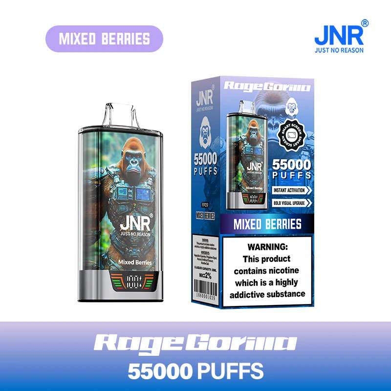 PUFF 55000 JNR RAGE GORILLA - Mixed berry