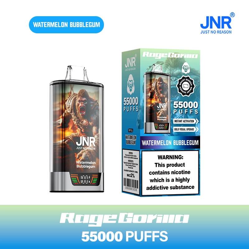 Puff 55000 JNR RAGE GORILLA - 20 Saveurs Exceptionnelles