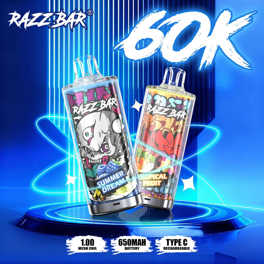Razzbar 60K Cotton Candy Chamallow – Sukkerspind & Skumfidus