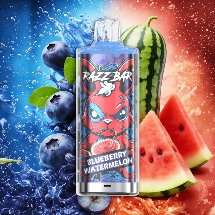 Razzbar 60K Vandmelon Blåbær – Vandmelon & Blåbær