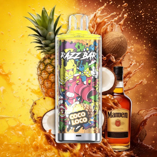 Razzbar 60K Coco Loco Piña Colada – Kokosnoot & Ananas