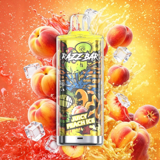 Razzbar 60K Juicy Peach Ice – IJskoude sappige perzik