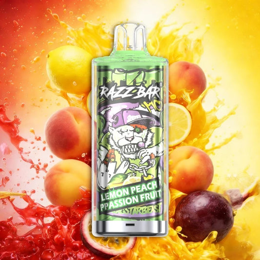 Razzbar 60K Lemon Peach Passion Fruit – Citroen, Perzik & Passievrucht