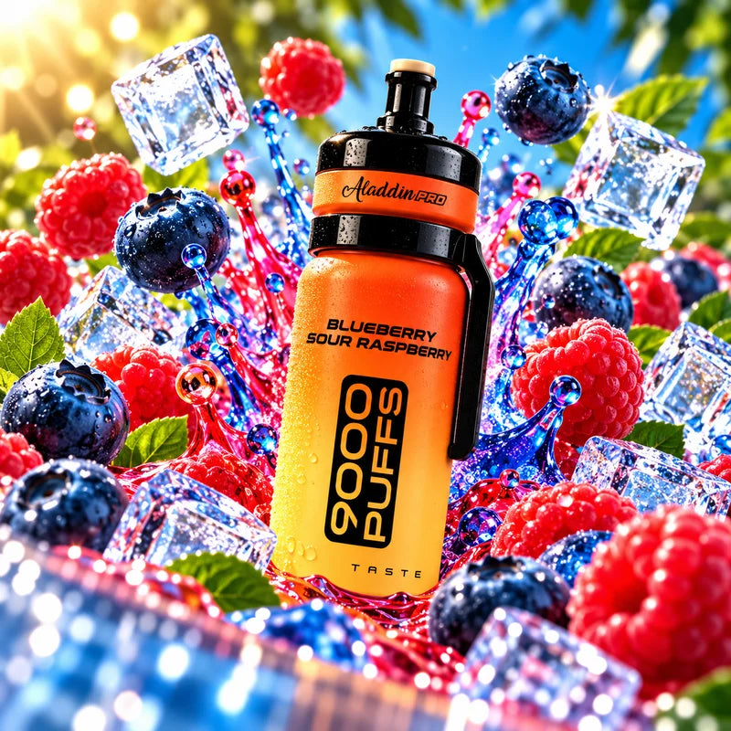 Puff 9000 Aladdin Pro – Blueberry Sour Raspberry