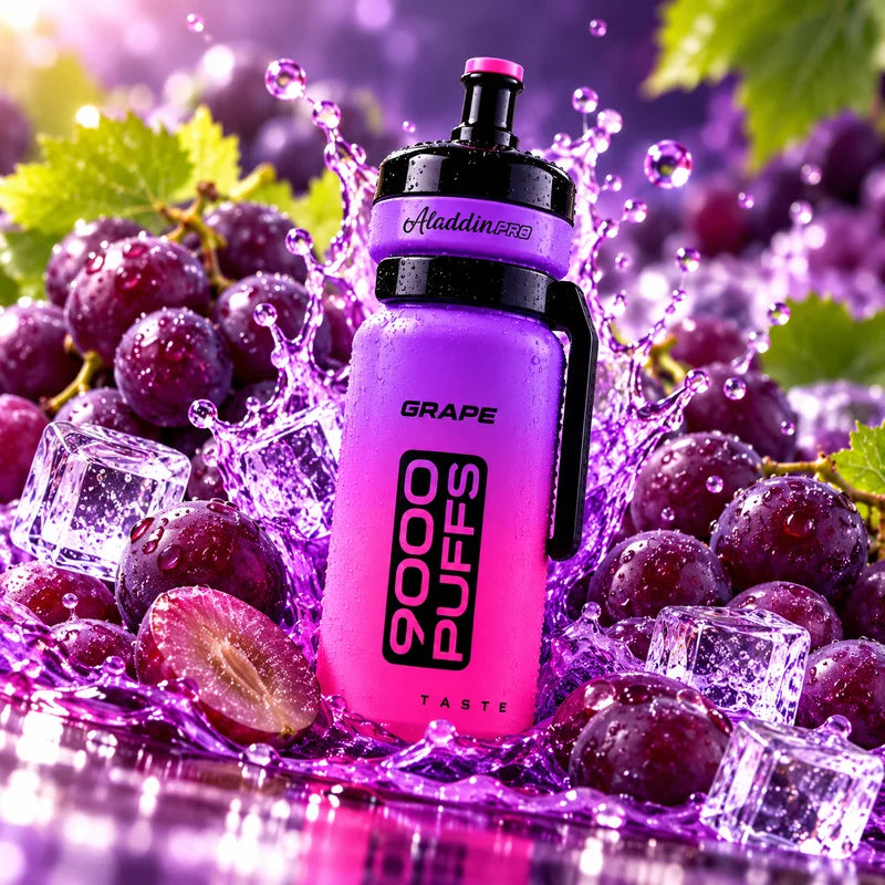 Puff 9000 Aladdin Pro – Strawberry Grape