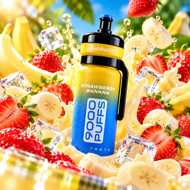 Puff 9000 Aladdin Pro – Strawberry Banana