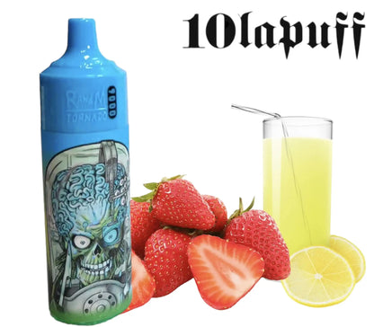 PUFF 9000 TORNADO RandM - Fraise Limonade