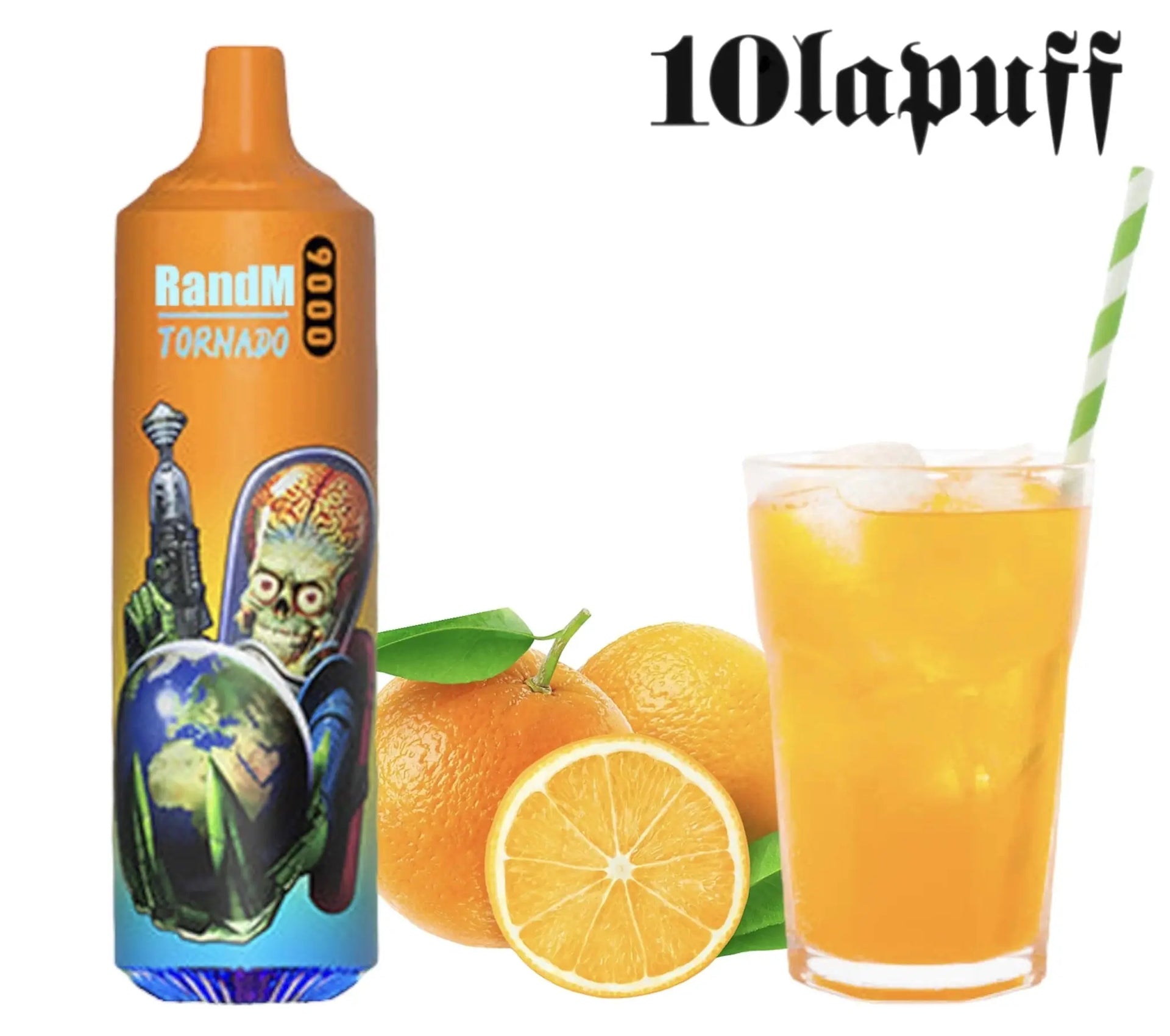elfbar elfa kaufen PUFF 9000 TORNADO RandM - Soda Orange