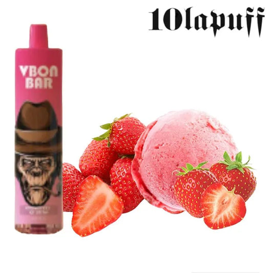 PUFF 9000 VBON - Fraise crème glacée