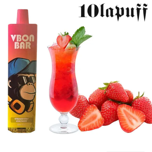 PUFF 9000 VBON - Fraise Limonade