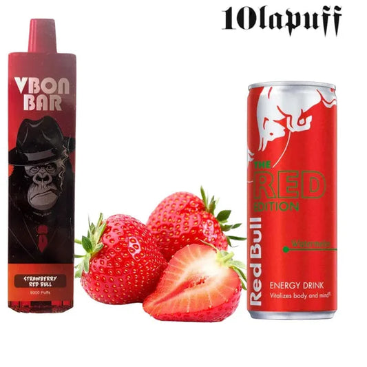 PUFF 9000 VBON - Fraise Redbull