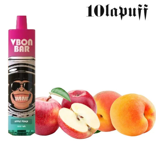 PUFF 9000 VBON - Pomme Pêche