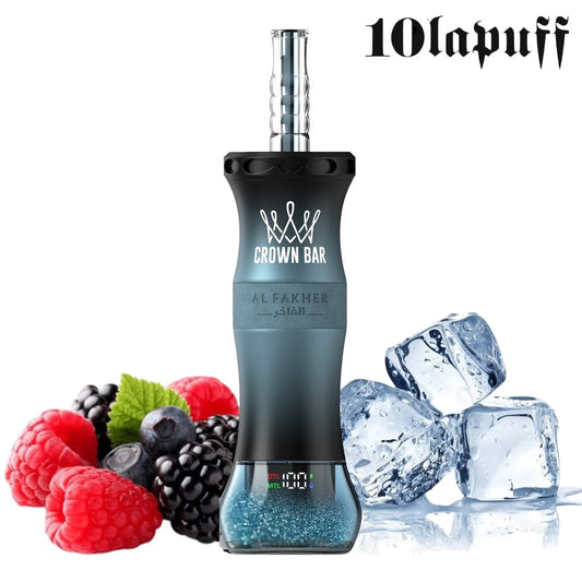 PUFF SHISHA 60K Al Fakher Crown Bar E-Hose X  - Berry ice