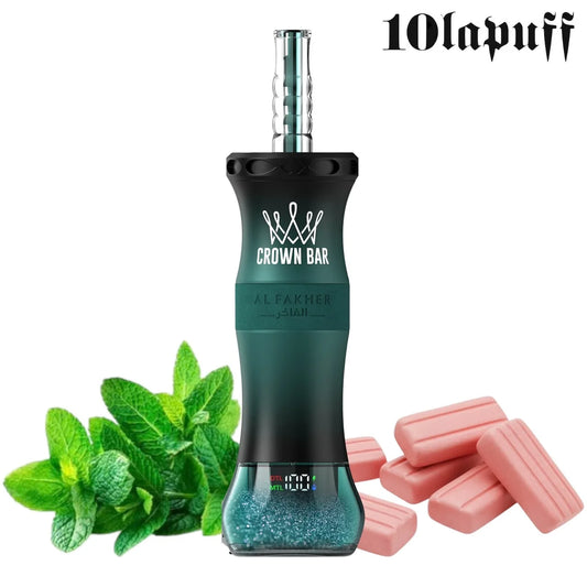 PUFF SHISHA 60K Al Fakher Crown Bar E-Hose X - Mint Gum
