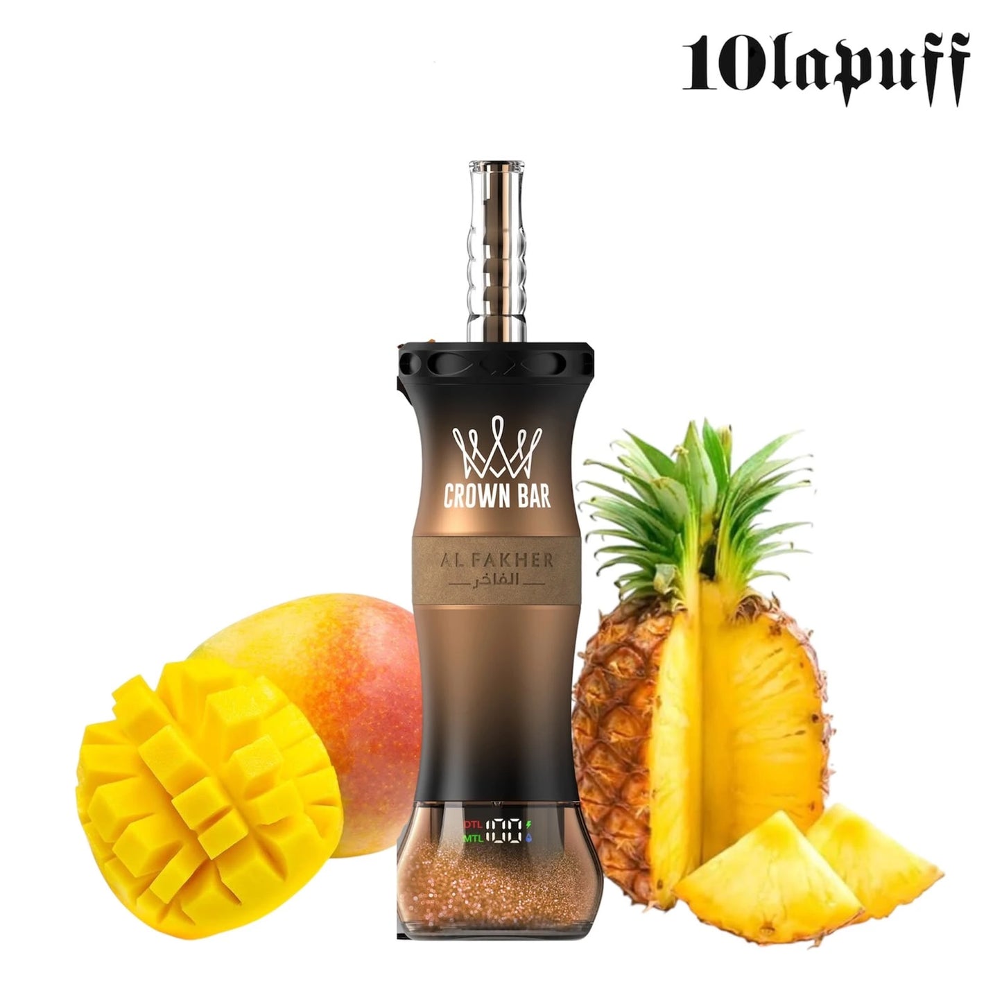 PUFF SHISHA 60K Al Fakher Crown Bar E-Hose X - Mango Pineapple