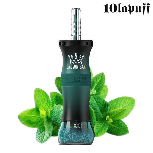 PUFF SHISHA 60K Al Fakher Crown Bar E-Hose X - Menthe