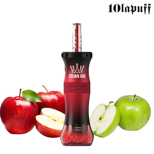 PUFF SHISHA 60K Al Fakher Crown Bar E-Hose X - Two Apple