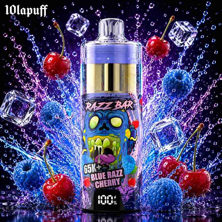 PUFF 65000 RAZZBAR - Ciliegia Blue Razz