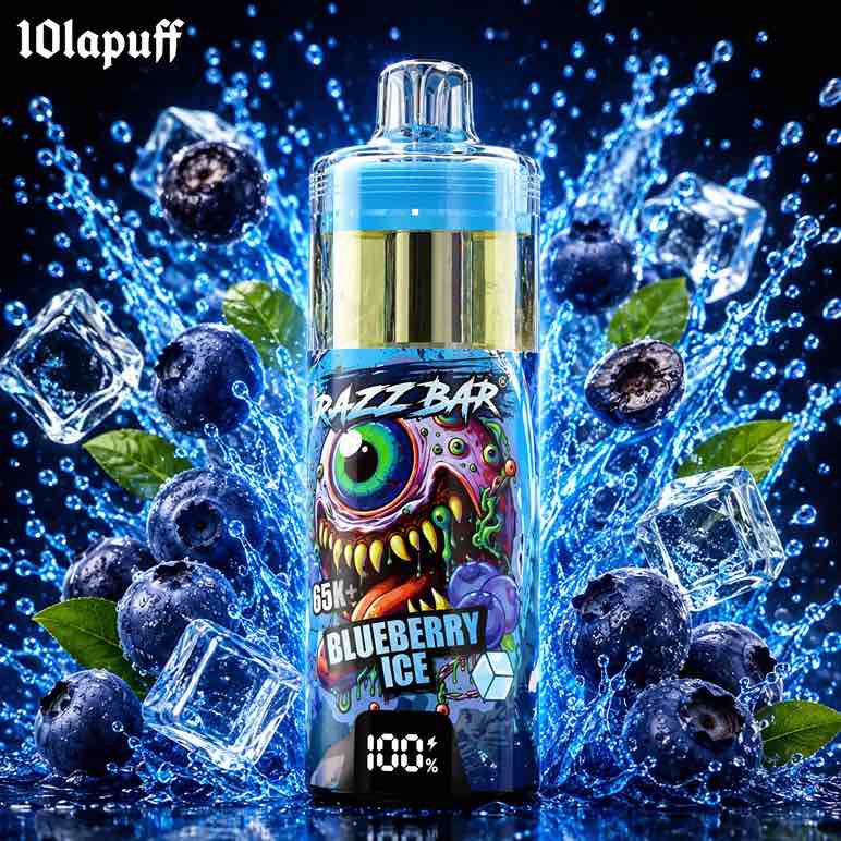 PUFF 65000 RAZZBAR - Mirtillo ghiacciato