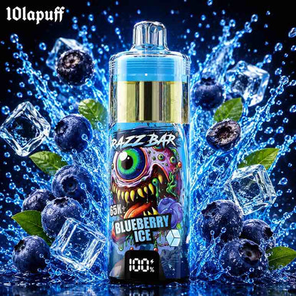 PUFF 65000 RAZZBAR - Mirtillo ghiacciato