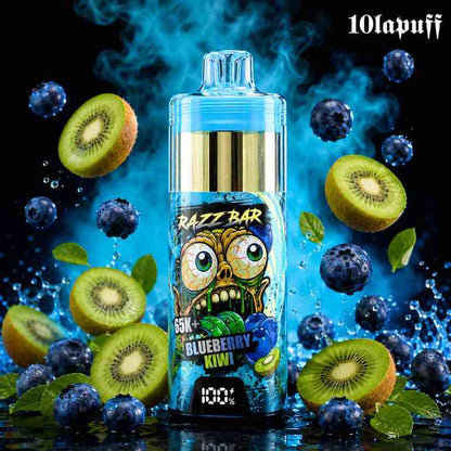 PUFF 65000 RAZZBAR – Blaubeere-Kiwi