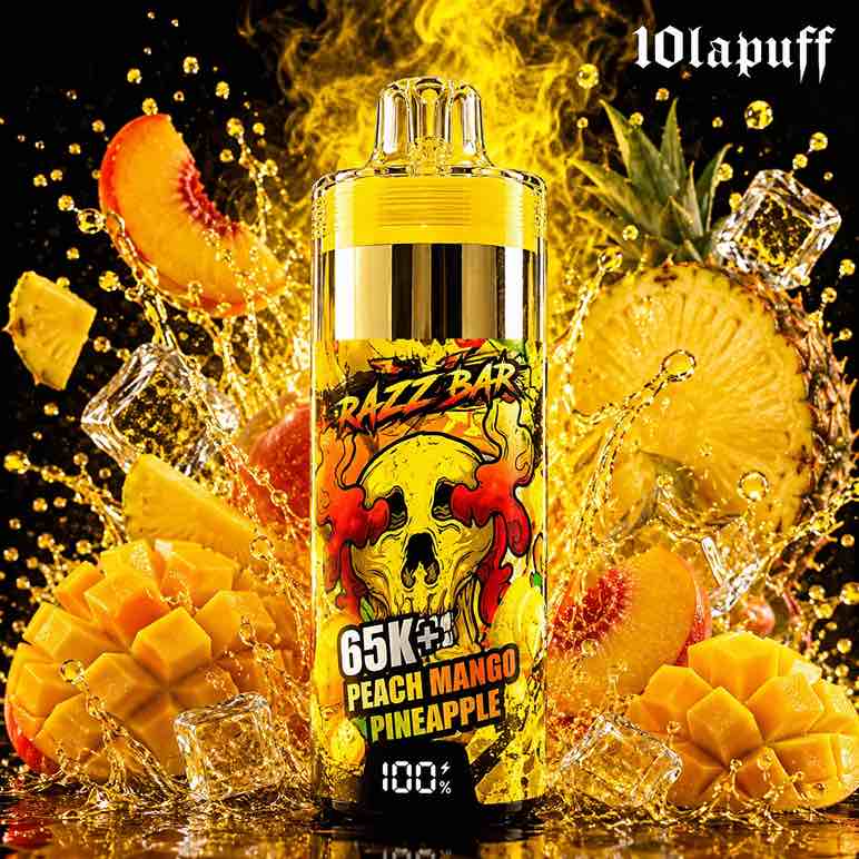 Razz Bar 65000 - Puff Rechargeable 16 saveurs disponibles
