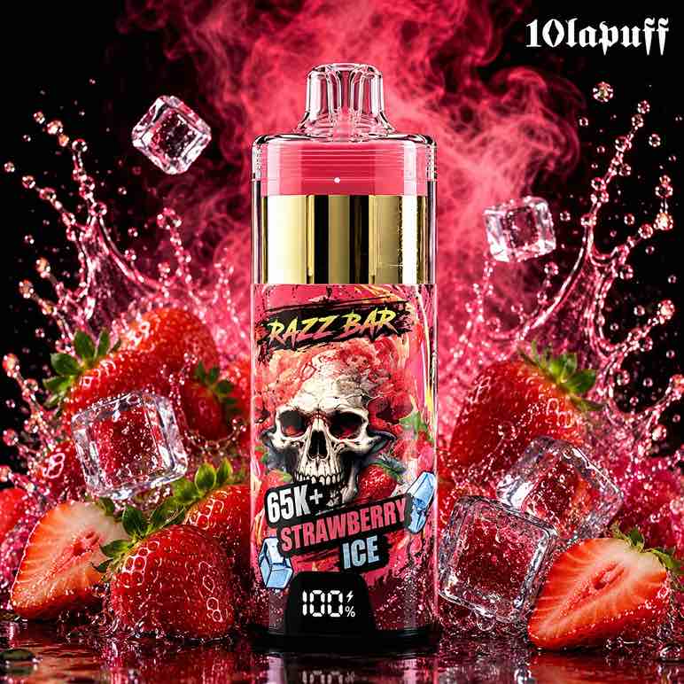 PUFF 65000 RAZZBAR - Fragola ghiacciata