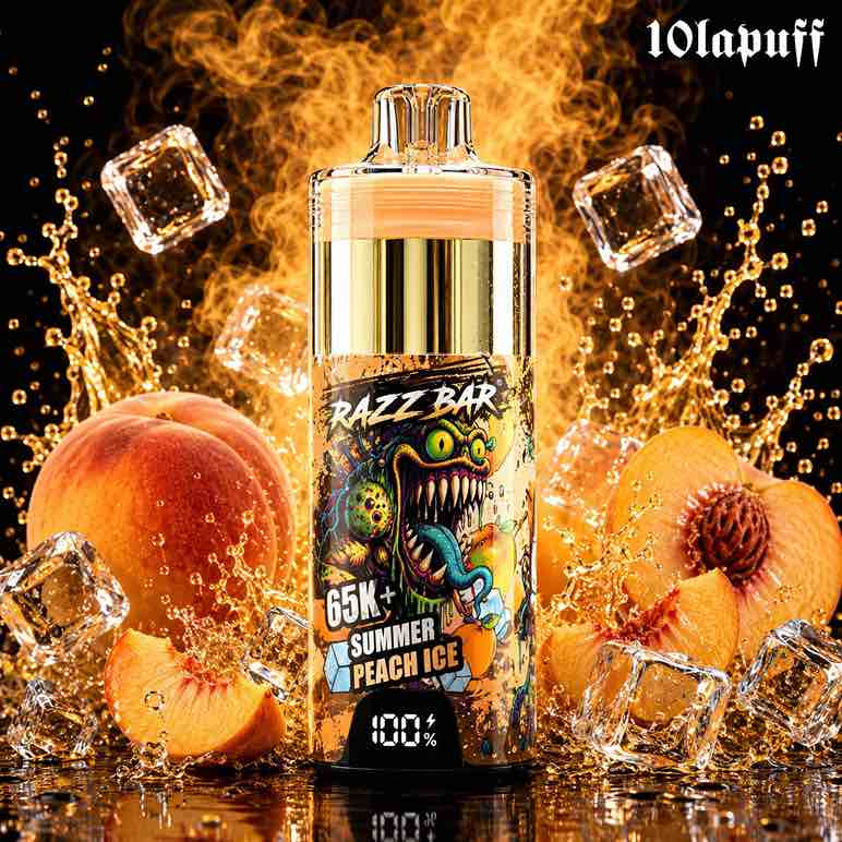 PUFF 65000 RAZZBAR - Summer Peach Ice