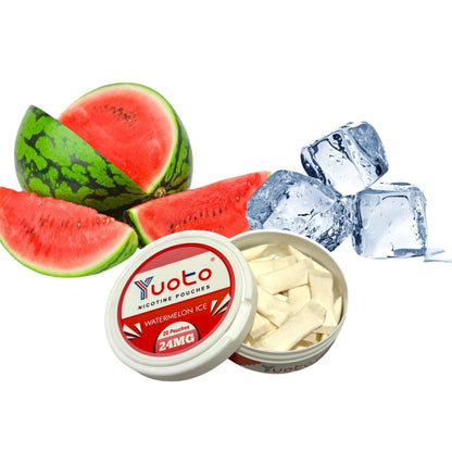 YUOTO SNUS Pouches 24mg - Iced Watermelon Flavor