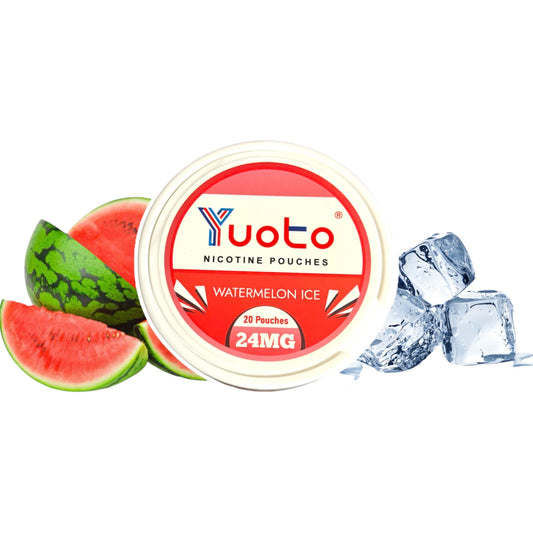 YUOTO SNUS Pouches 24mg - Iced Watermelon Flavor