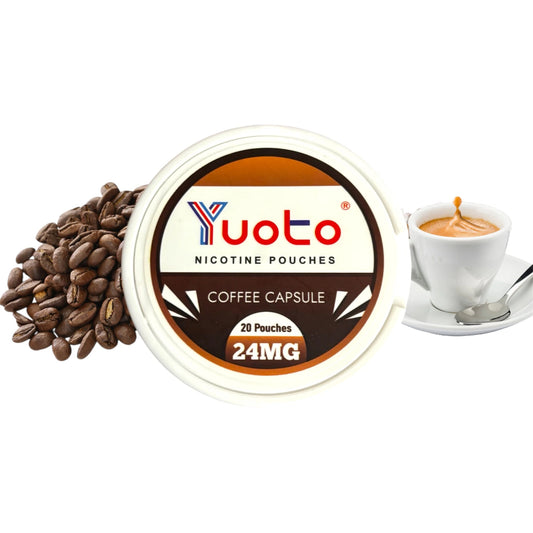 YUOTO SNUS Pouches 24mg - Intense Coffee Flavor