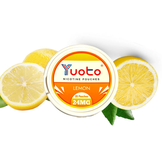 YUOTO SNUS Pouches 24mg - Sweet Lemon Flavor
