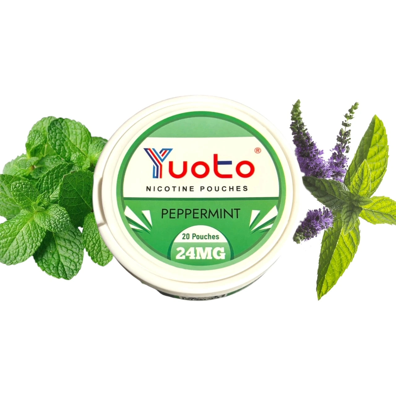 YUOTO SNUS Pouches 24mg - Refreshing Peppermint Flavor